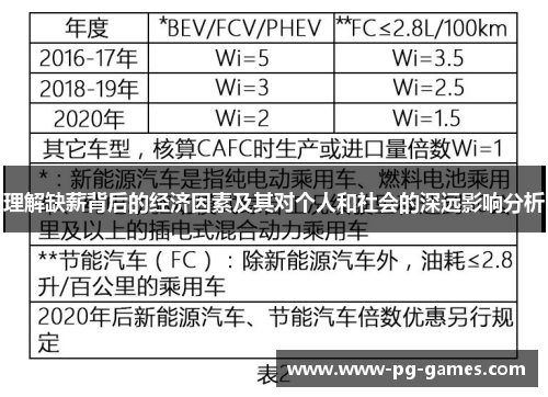 理解缺薪背后的经济因素及其对个人和社会的深远影响分析