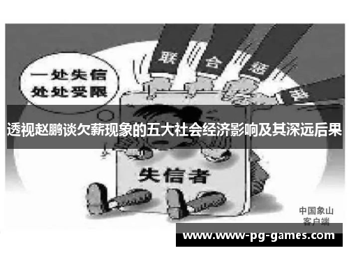 透视赵鹏谈欠薪现象的五大社会经济影响及其深远后果